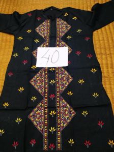 Ladies Kantha Work Handloom Cotton Kurti