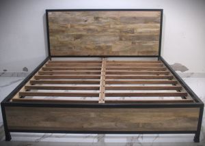Full Size Wooden Double Bed