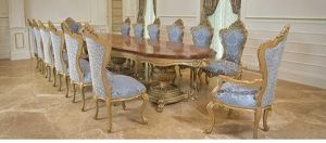 14 Seater Teakwood Dining Table Set
