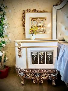 Muskan Arts Solid Wooden Luxurious Bedroom Set
