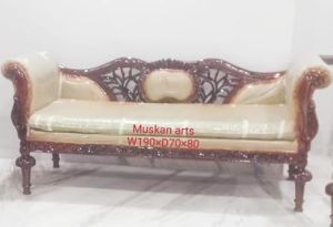 Antique Teak Wood Carving Sofa Set