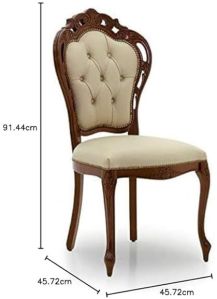 Solid Teak Wooden Handcarved Dining Chairs
