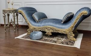 2 Seater Solid Teak Wood Handcarving Couch