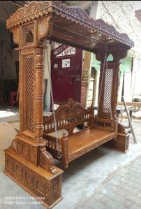 Solid Teak Wooden Handcarved Swing