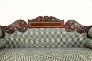 2 Seater Sheesham Wood Couch Victorian Style Sofa