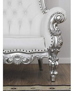 3 Seater Solid Wooden High Back Sofa