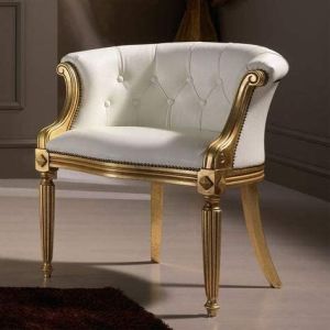 1 Seater Solid Wooden Armrest Sofa Chair