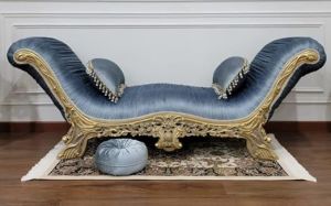 2 Seater Solid Teak Wood Handcarving Couch