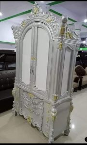 Antique Teak Wood Design Almirah