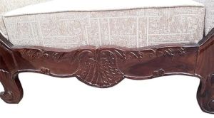 5 Seater Solid Wood Handcarved Sofa Set