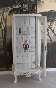 Solid Wooden Crockery Display Cabinet
