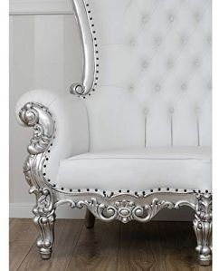 3 Seater Solid Wooden High Back Sofa