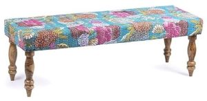 2 Seater Solid Wooden Bench