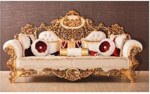 5 Seater Solid Sheesham Wooden Sofa Set