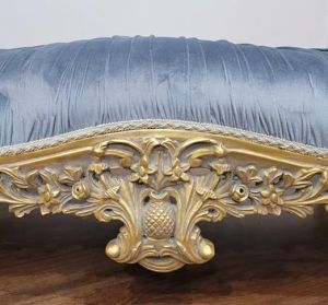 2 Seater Solid Teak Wood Handcarving Couch