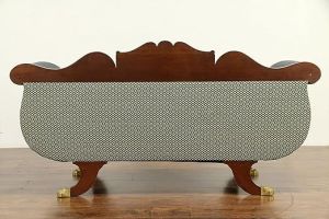 2 Seater Sheesham Wood Couch Victorian Style Sofa