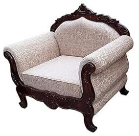 5 Seater Solid Wood Handcarved Sofa Set