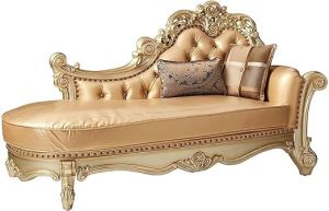 Solid Teak Wooden Chaise Lounge Couch