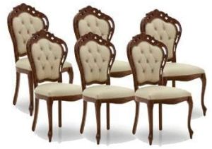 Solid Teak Wooden Handcarved Dining Chairs