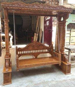Solid Teak Wooden Handcarved Swing