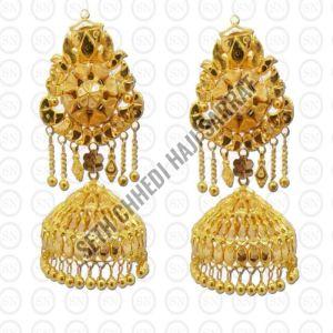 EJ07 Gold Jhumka