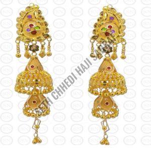 EJ10 Gold Jhumka