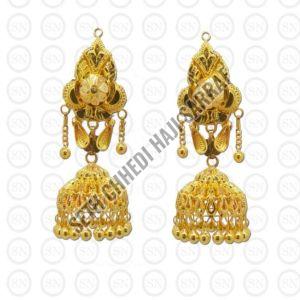EJ14 Gold Jhumka