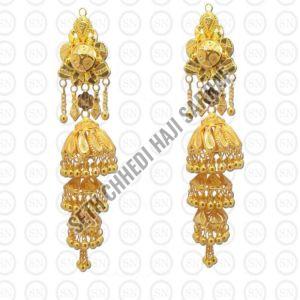 EJ17 Gold Jhumka