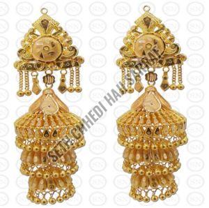 EJ20 Gold Jhumka