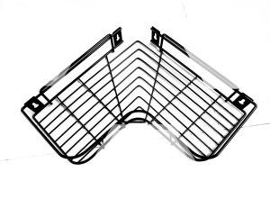 12x12 Inch Mild Steel Bathroom Corner Shelf