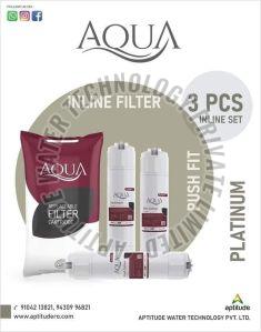 Aqua Platinum 3 Pcs Inline Filter Set