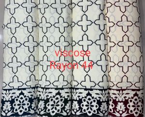 44 Inch Viscose Rayon Discharge Kurti Fabric