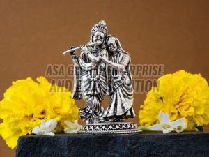 925 Sterling Silver Radhe Krishna Murti