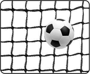 Black Nylon Football Goal Net