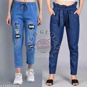 Ladies Denim Joggers