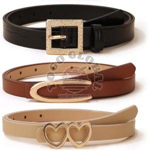 Ladies Fancy Leather Belts