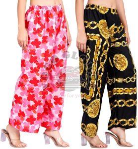 Ladies Printed Trousers
