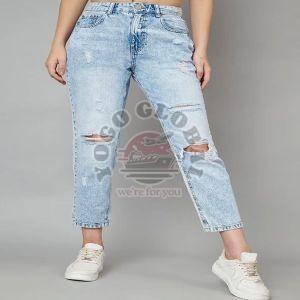 Ladies Ripped Jeans