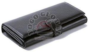 Ladies Tri Fold Leather Wallets