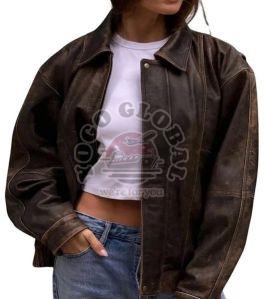 Ladies Vintage Leather Jacket