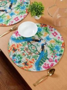 Round Cotton Table Mat