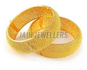 Antique Finish Gold Bangles