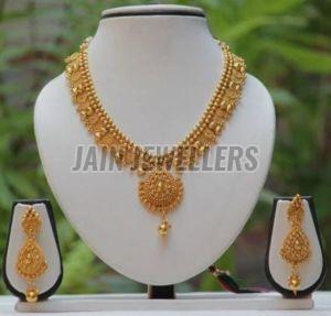Designer Gold Necklace Set