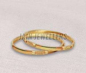 Ladies Fancy Gold Bangle