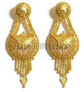 Ladies Statement Gold Earrings