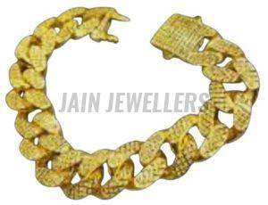 Mens Daily Wear Gold Bracelet