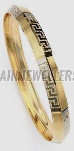 Mens Dual Tone Gold Kada