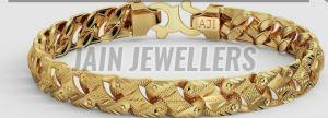 Mens Heavy Gold Bracelet