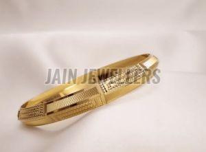 Mens Punjabi Style Gold Kada