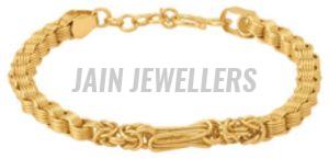 Mens Traditional Gold Bracelet